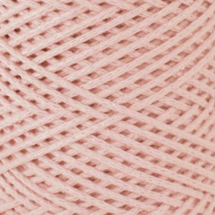 Sznurek Macrame Cotton by KOKONKI 2mm / rolka 200m / łososiowy róż (wiązany)
