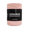 PREMIUM sznurek bawełniany by KOKONKI 5mm / rolka 100m / łososiowy róż