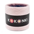 KOKONEK_Classic B052 Jagodowe Love 2 - Pastelowy róż/brudny róż/blady fiolet/indygo melanż/jeans melanż,3nitki,1500m,300g-GOTOWY