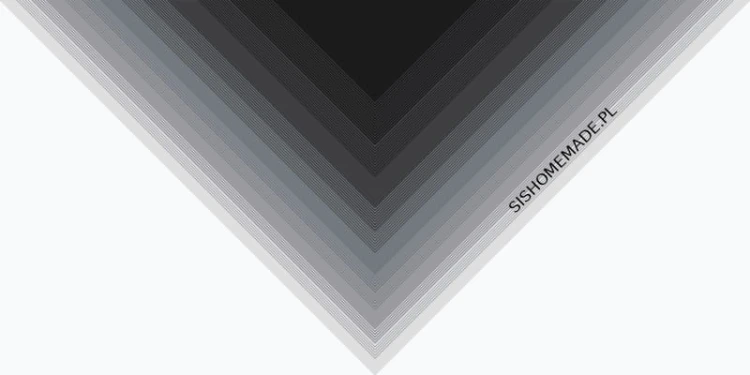 KOKONEK Classic A296 Czerń/ciemny szary/średni szary/szary/jasny szary