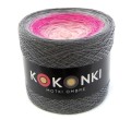 KOKONKI Motek Ciemny szary/szary/fuksja/malinowy róż/jasny róż