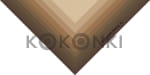 KOKONEK_Classic B094 - Brąz/orzech/ciepły brąz/ciepły beż, 3 nitki, 1000 m, 200 g - GOTOWY