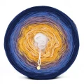 KOKONEK_Classic B007 Flowers Eye - Granat/atrament/blady fiolet/kurkuma/biel
