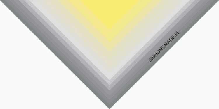 KOKONEK Classic B003 Step by Step - Żółty/jasny beż/jasny szary/szary/szary melanż