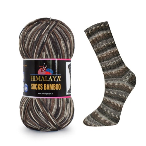 Włóczka skarpetkowa Himalaya Socks Bamboo 130-01