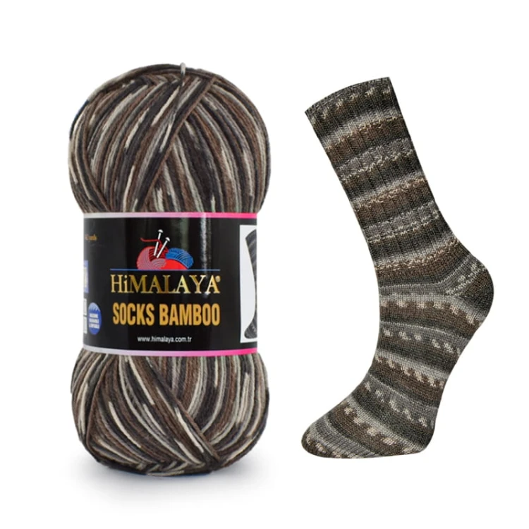 Włóczka skarpetkowa Himalaya Socks Bamboo 130-01