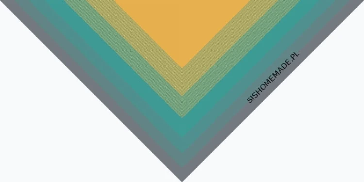 KOKONEK Classic B019 Kurkuma/szmaragd/średni szary
