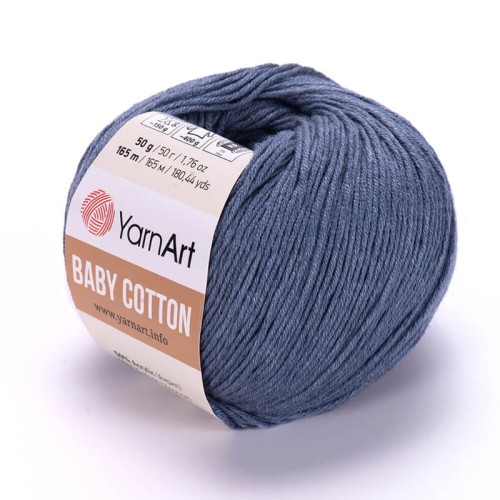 Włóczka YarnArt Baby Cotton 453 / denim