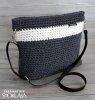 Uchwyty / rączki do torby eko skóra / półprodukt / czerń / 2 szt