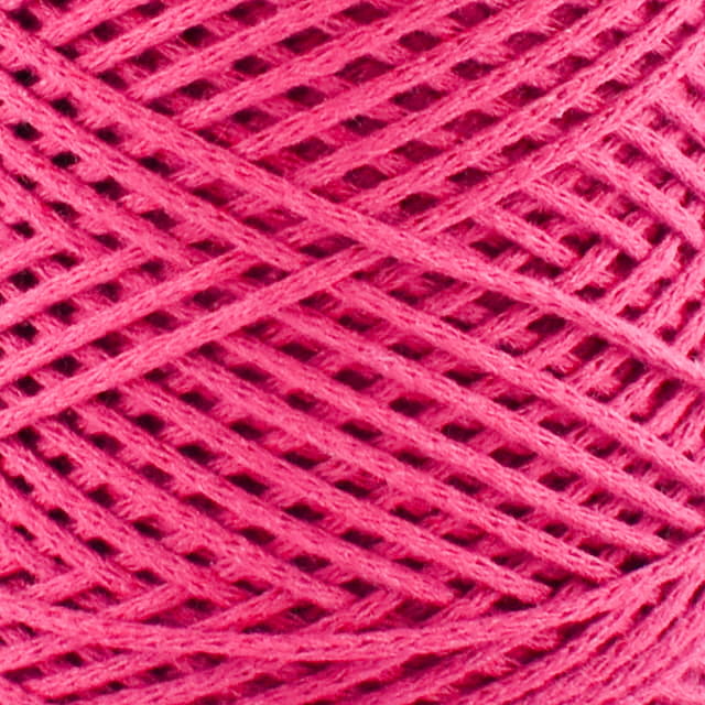 Sznurek Macrame Cotton by KOKONKI 2mm / rolka 200m / fuksja (wiązany)