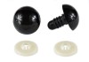 Oczy do maskotek / 10 mm / czarne / 1 para.