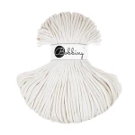 Sznurek pleciony bawełniany Bobbiny Premium / Złamana Biel / Off White / 5mm / 100m