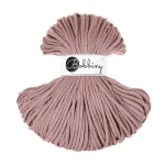 Sznurek pleciony bawełniany Bobbiny Premium / Wrzosowy / Mauve / 5mm / 100m