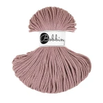 Sznurek pleciony bawełniany Bobbiny Junior / Wrzosowy / Mauve / 3mm / 100m