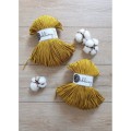 Sznurek pleciony bawełniany Bobbiny Junior / Curry / Spicy Yellow / 3mm / 100m