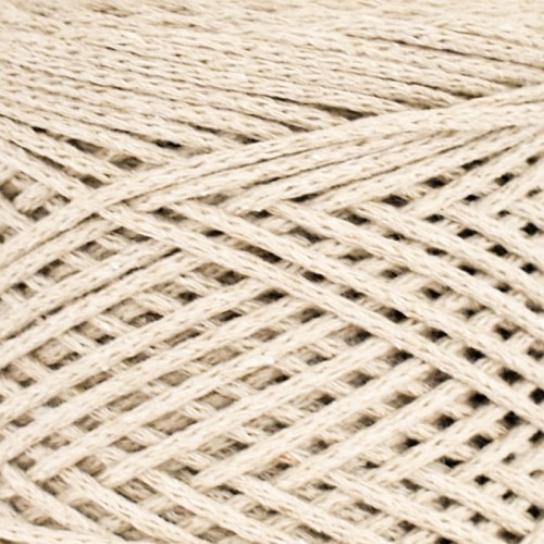 Sznurek Macrame Cotton by KOKONKI 2mm / rolka 200m / ciepły beż (wiązany)