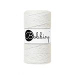 Sznurek skręcany bawełniany Bobbiny Macrame Cord / Złamana Biel / Off White / 3mm / 100m