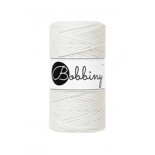Sznurek skręcany bawełniany Bobbiny Macrame Cord / Złamana Biel / Off White / 3mm / 100m