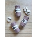 Sznurek skręcany bawełniany Bobbiny Macrame Cord / Wrzosowy / Mauve / 3mm / 100m