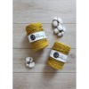 Sznurek skręcany bawełniany Bobbiny Macrame Cord / Curry / Spicy Yellow / 5mm / 100m
