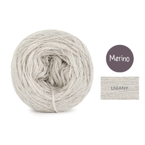 KOKONEK Merino Mono jeden kolor - lniany / 250m