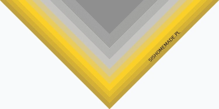KOKONEK Merino 656 - Złoty/intensywny żółty/jasny szary/szary