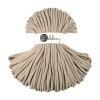 Sznurek pleciony bawełniany Bobbiny Jumbo / Beżowy / Beige / 9mm / 100m