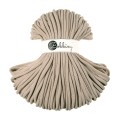 Sznurek pleciony bawełniany Bobbiny Jumbo / Beżowy / Beige / 9mm / 100m