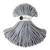 Sznurek pleciony bawełniany Bobbiny Jumbo / Stalowy / Steel / 9mm / 100m