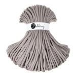 Sznurek pleciony bawełniany Bobbiny Jumbo / Perłowy / Pearl / 9mm / 100m