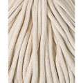 Sznurek pleciony bawełniany Bobbiny Jumbo / Naturalne złoto / Golden Natural / 9mm / 100m