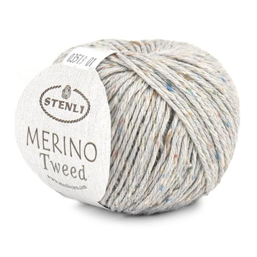 Włóczka Stenli Merino Tweed / 03519 szary