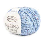 Włóczka Stenli Merino Tweed 52514 / jasny niebieski