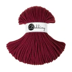 Sznurek pleciony bawełniany Bobbiny Premium / Czerwone Wino / Wine Red / 5mm / 100m