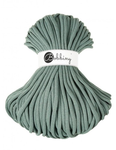 Sznurek pleciony bawełniany Bobbiny Jumbo / Laurowy / Laurel / 9mm / 100m