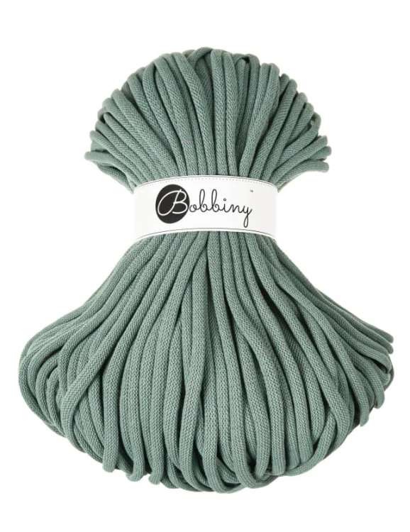 Sznurek pleciony bawełniany Bobbiny Jumbo / Laurowy / Laurel / 9mm / 100m