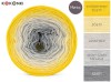 KOKONEK Merino 655 - Intensywny żółty/żółty/jasny beż/jasny szary melanż/szary