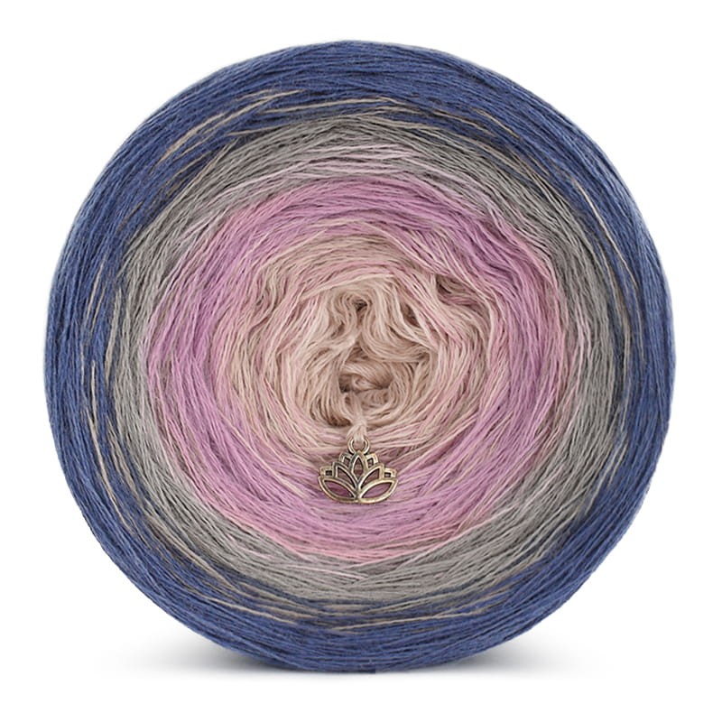 KOKONEK Merino 338 Lidia Granny - Fumo/cappuccino/brudny róż/nude