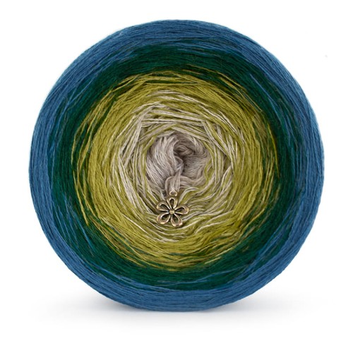 KOKONEK Merino 393 Norwegian Troll - Petrol II/ciemna zieleń/oliwka/safari