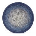 KOKONEK Merino 418 - Fumo/szaro-niebieski melanż/szary melanż/jasny szary melanż