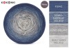KOKONEK Merino 418 - Fumo/szaro-niebieski melanż/szary melanż/jasny szary melanż