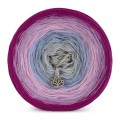 KOKONEK Merino 423 - Jeżyna/ametyst/jasny róż/jasne indygo/jasny szary