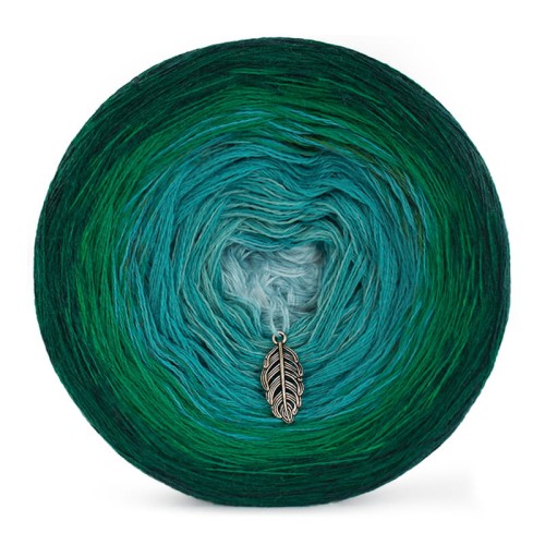 KOKONEK Merino 424 Emerald Charm - Ciemna zieleń/absynt/szmaragd/patyna