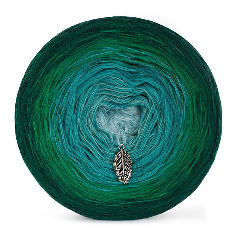 KOKONEK Merino 424 Emerald Charm - Ciemna zieleń/absynt/szmaragd/patyna