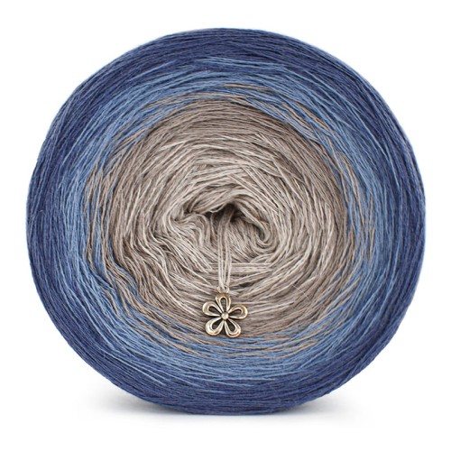 KOKONEK Merino 437 - Fumo/szaro-niebieski/cappuccino/safari