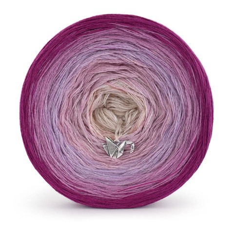 KOKONEK Merino 444 - Jeżyna/wrzos/ametyst/brudny róż/nude
