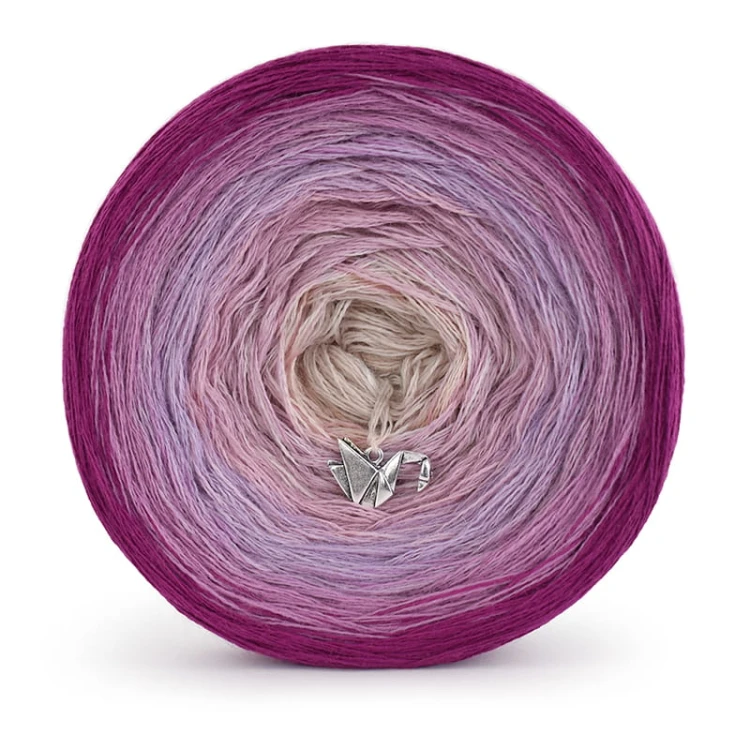 KOKONEK Merino 444 - Jeżyna/wrzos/ametyst/brudny róż/nude