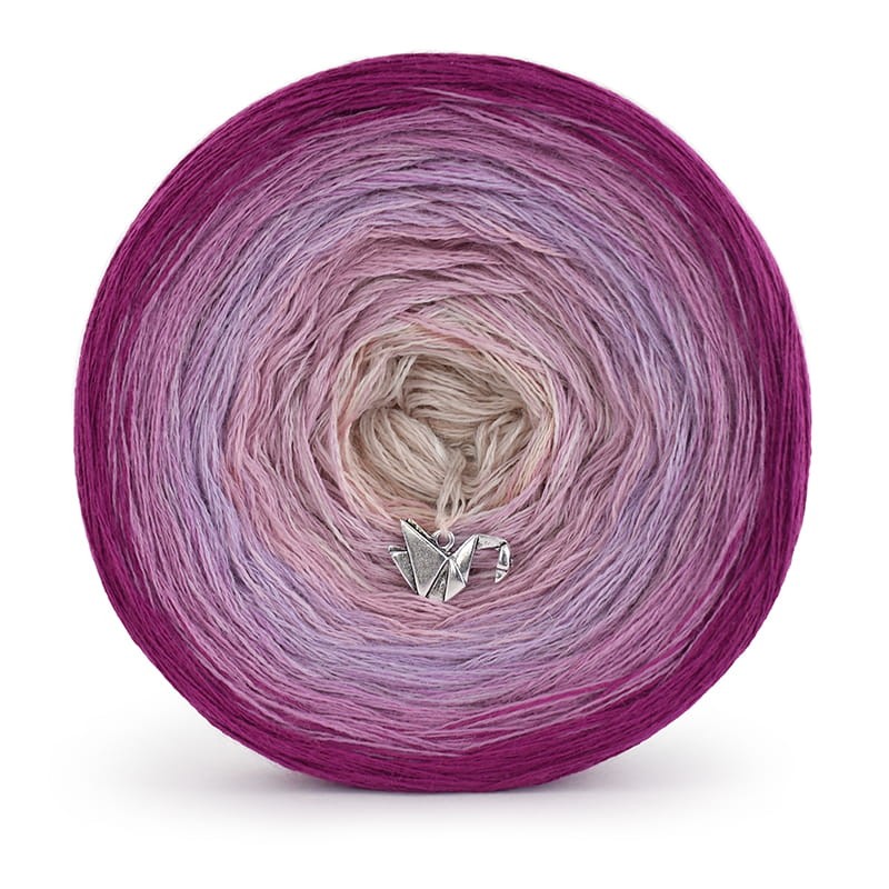 KOKONEK Merino 444 - Jeżyna/wrzos/ametyst/brudny róż/nude