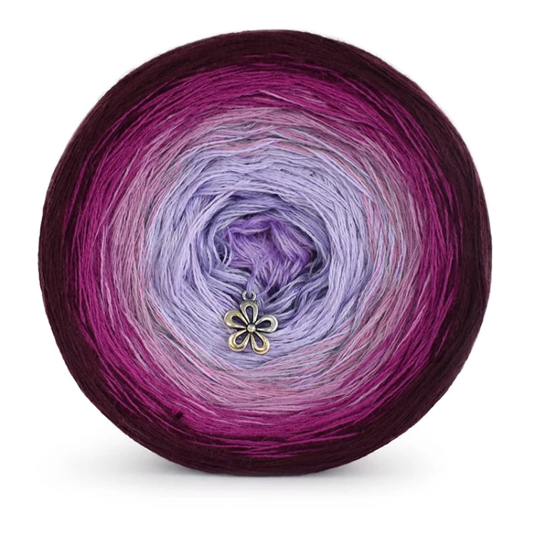 KOKONEK Merino 448 - Wino/jeżyna/wrzos/lawenda/jasny fiolet