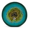 KOKONEK Merino 458 - Ciemna zieleń/szmaragd/turkus/jasna zieleń/oliwka/khaki